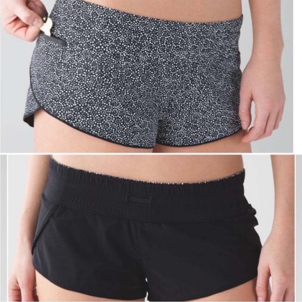 Lululemon Women's Black and Gray Board Shorts